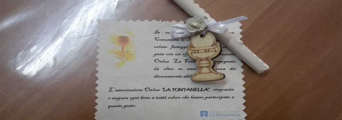 La tua Prima Comunione con “La Fontanella”
